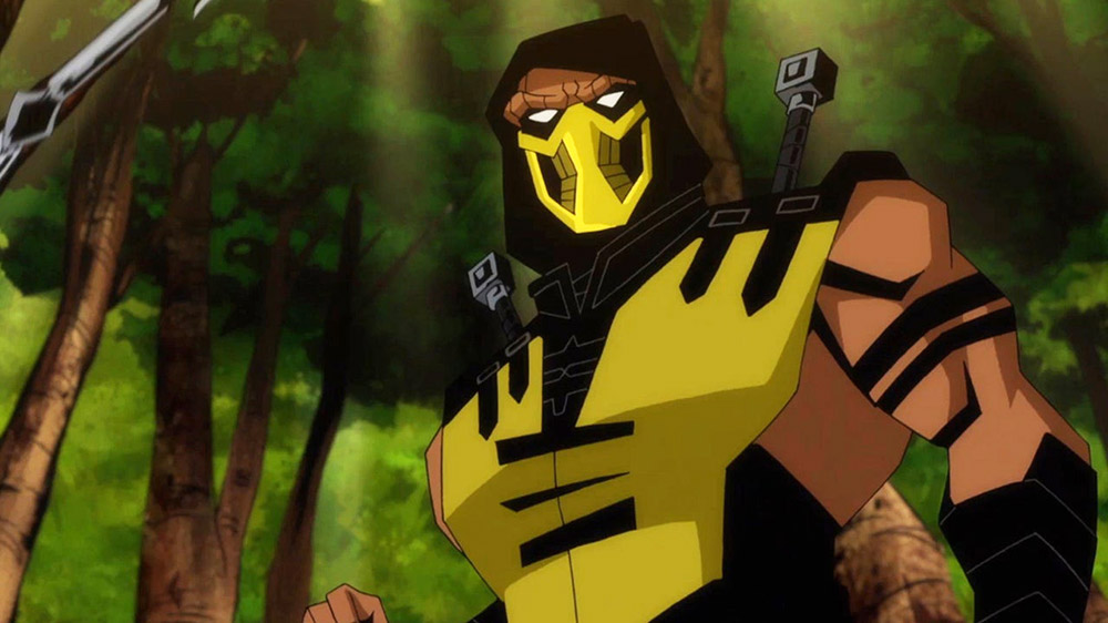 scorpion mortal kombat animated movie