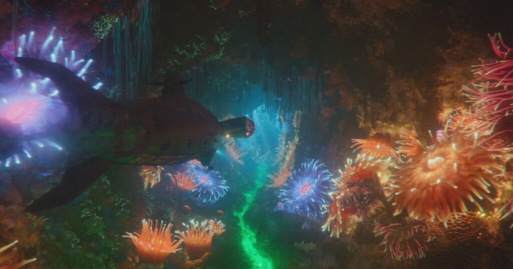 A scene from Warner Bros. Pictures action adventure Aquaman and the Lost Kingdom